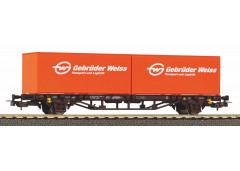Vagon portcontainer "Gebrüder Weiss" ÖBB - H0 PIKO 97151